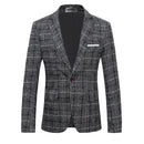 Men's Suits, Coats, Dresses, Slim-fitting Plaid Suits