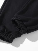 Boys Slogan And Tiger Print Pullover Sweatpants