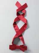 Girls Contrast Sequin One Shoulder Mesh Overlay Belted Gown Dress