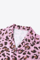 Full Size Leopard Pocket Shirt