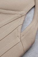 Sleeveless Bandage Dress with Slit