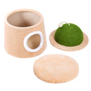 Cactus Cat Cave House with Sisal Scratching Post and sisal ball for cat kittens Green M