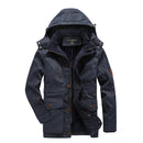 Hooded padded men's padded jacket
