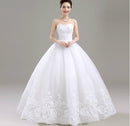 2021 new bride wedding tube top large size Qi Korean style simple slim slimming long tail female