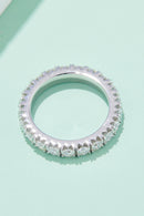 Adored 2.3 Carat Moissanite 925 Sterling Silver Eternity Ring