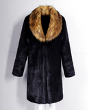 Winter Warm Long Down Jacket Men's Hooded Thick Warm Coat