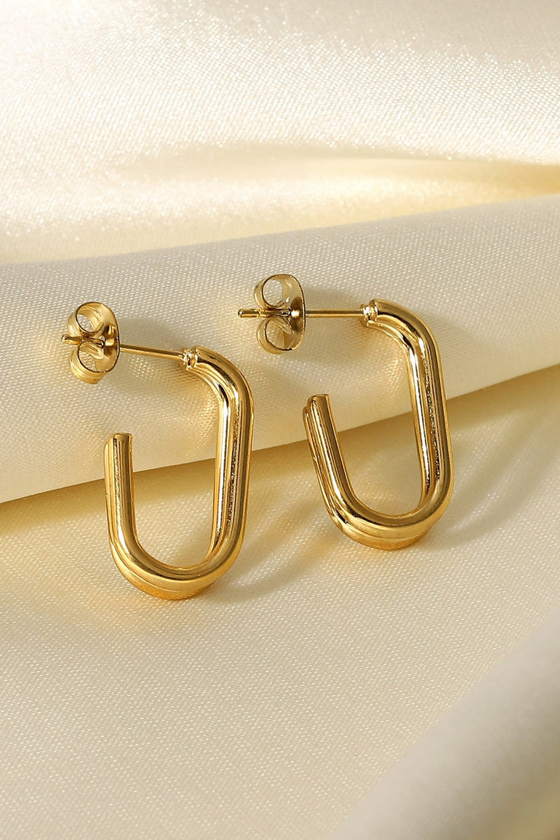 Shape of You Double-Layered U-Hook Earrings