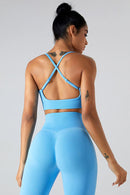 Crisscross Spaghetti Strap Active Cami