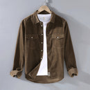 Retro Shirt With Double Pockets Panelling