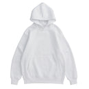 Hooded Plus Velvet Padded Pullover Solid Color Sweater Hoodie Long Sleeves