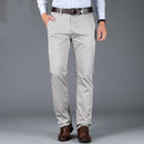 Men's pants high waist loose straight-leg pants business trousers