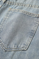 Halloween Skeleton Print Wide Leg Jeans