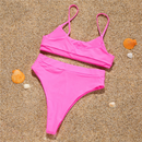 Women's Print Cami Top & Triangle Bikini Set