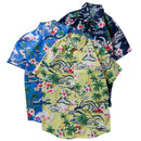 Casual plus size beach Hawaiian men's shirt