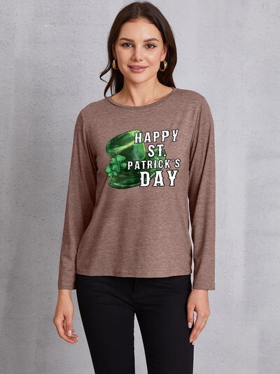 HAPPY ST. PATRICK'S DAY Round Neck T-Shirt