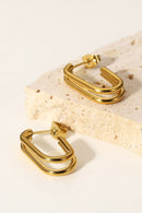 Shape of You Double-Layered U-Hook Earrings