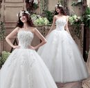 Retro wedding dress, 2016 new style European style wedding dress, large size wedding dress, custom show thin wedding dress