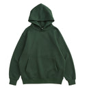 Hooded Plus Velvet Padded Pullover Solid Color Sweater Hoodie Long Sleeves