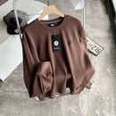 Cotton Soft Long Sleeved Pullover Bottoming Shirt