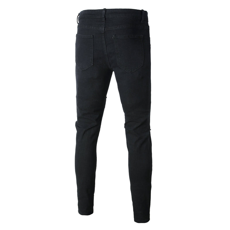 Slim fit slim straight motorcycle pants