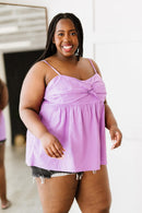 White Birch Twist of Fate Full Size Sleeveless Top