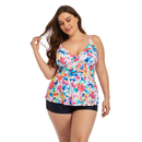 Plus size women's split swimwear