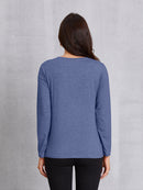 HAPPY VALENTINE'S DAY Round Neck Long Sleeve T-Shirt