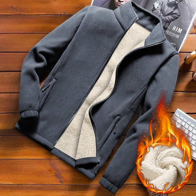 Men's Autumn And Winter Casual Fleece Jacket