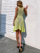 Solid Sheer Cover Up Without Bikini