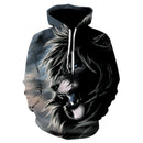 Fashion Trend Animal 3D Digital Print Hoodie