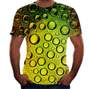 3D digital round neck short sleeve T-shirt