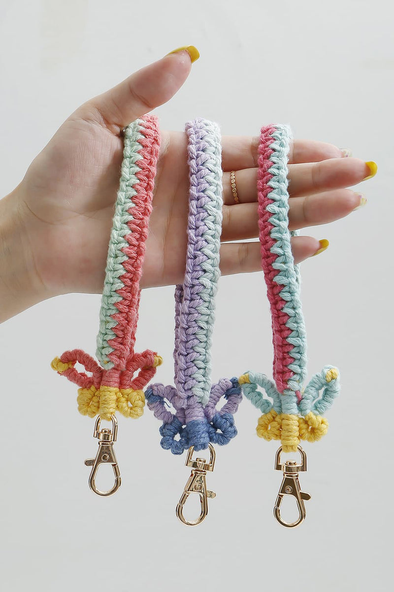 Butterfly Shape Macrame Key Chain