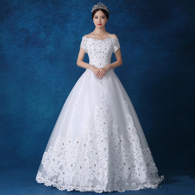 Qidi Studio Wholesale High-end One-shoulder Wedding Dresses