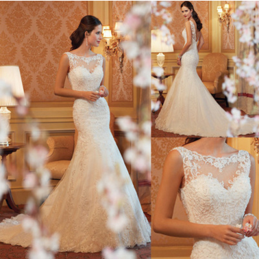 Lace Fish Tail Wedding Dress