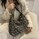 PU Leather Leopard Shoulder Bag