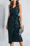 Spaghetti Strap Asymmetric Hem Dress