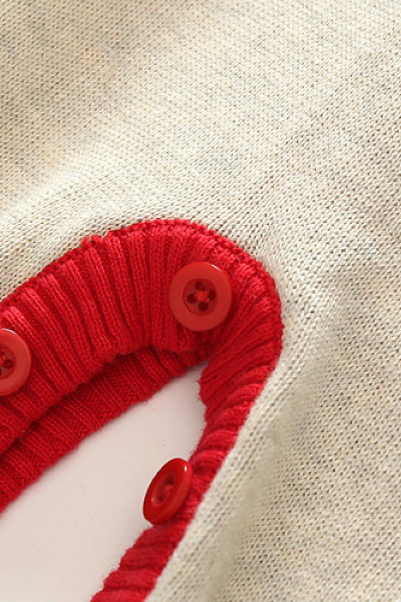 Baby Unisex Rudolph Graphic Knit Jumpsuit