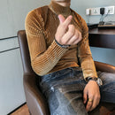 Men's  slim half high neck bottoming shirt