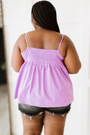 White Birch Twist of Fate Full Size Sleeveless Top