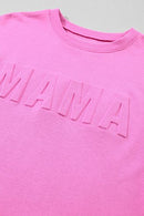 MAMA Round Neck Dropped Shoulder Sweatshirt