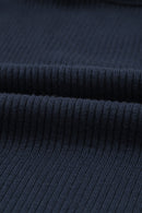 Cutout One-Shoulder Ribbed Top