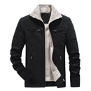 Jacket Coat Men's Fleece Heavy Coat Lamb Fleece