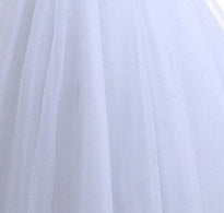 Trailing wedding dress tube top lace wedding dress