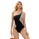 Sexy Leopard Print High Waist One-Piece Swimwear