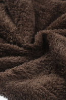 Color Block Half-Zip Teddy Sweatshirt