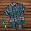Men Short Sleeve Hawaiian Shirt Summer Style Men Casual Beach Hawaii Shirts
