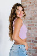 White Birch Back Together Full Size Padded Crop Top