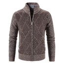 Autumn & Winter Men Sweater Jackets Cross-Line Zipper Slim Casual Cotton Male Coats