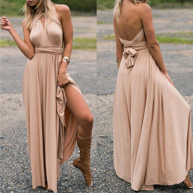 Long Dress Bridesmaid Formal  Dress