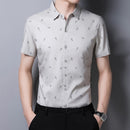 Men's cotton business short sleeve shirt
